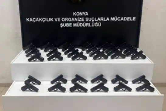 Konya'da yasa dışı silah operasyonu