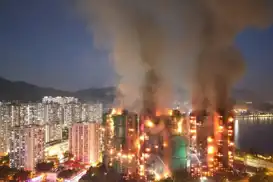 تعداد قربانیان آتش‌سوزی بزرگ در هنگ‌کنگ به ۱۴۶ نفر رسید