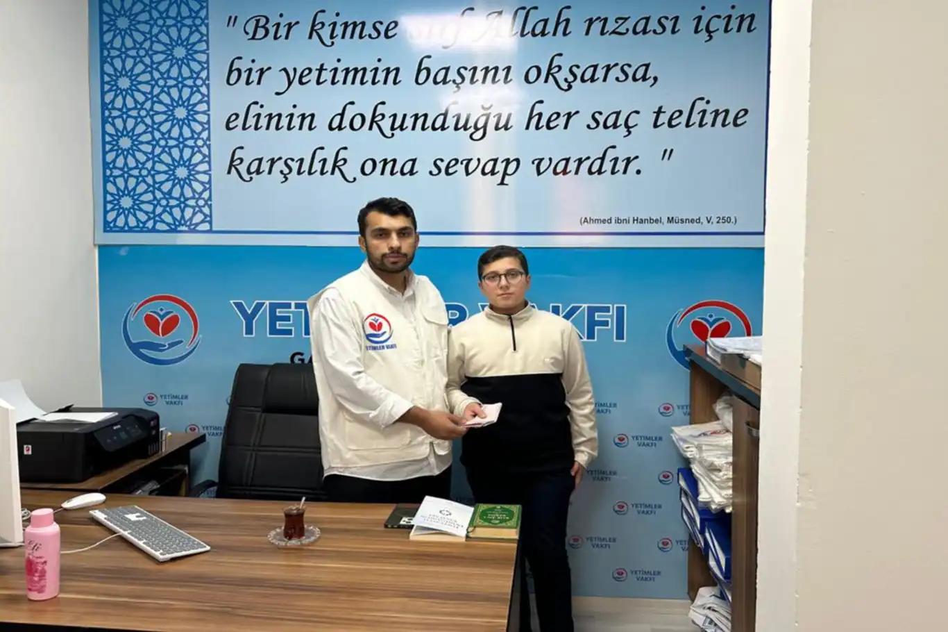 Gaziantepli öğrenciden örnek davranış: İlk bursunu Gazze’ye bağışladı