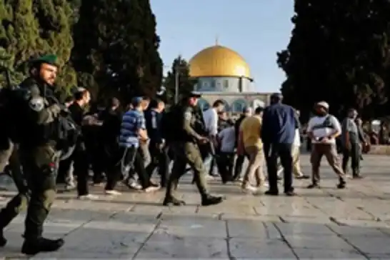 سەدان جوولەکەی سەهیۆنی هەڵکوتانە سەر مزگەوتی ئەقسا