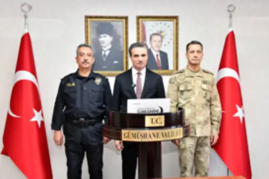 Gümüşhane’de suç oranları önemli ölçüde düştü