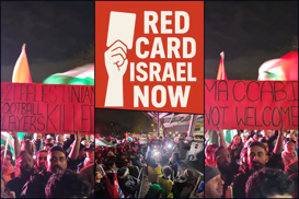 Football supporters call for Israel’s expulsion from international competitions