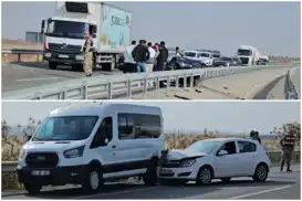 Li ser rêya Êlih-Bismilê di heman demê de du qezayên cuda: 2 birîndar