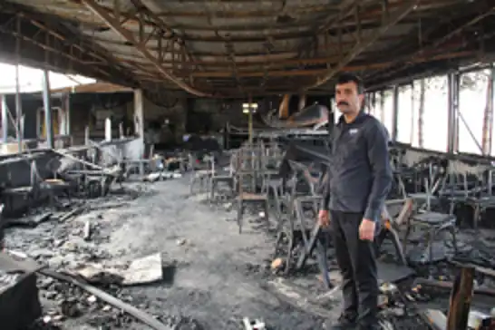 İş yerleri küle dönen esnaf sesini duyurmaya çalışıyor