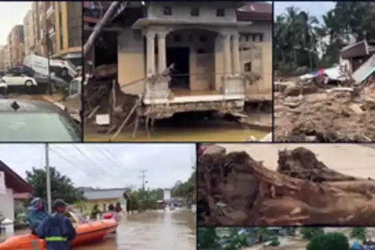 إندونيسيا..ارتفاع عدد ضحايا الفيضانات والانهيارات إلى 442 شخصاً