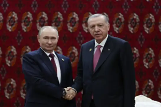 Cumhurbaşkanı Erdoğan, Putin ile Aşkabat’ta görüştü