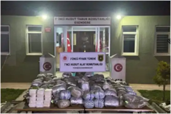 Hakkari’de 259 kilo uyuşturucu ele geçirildi