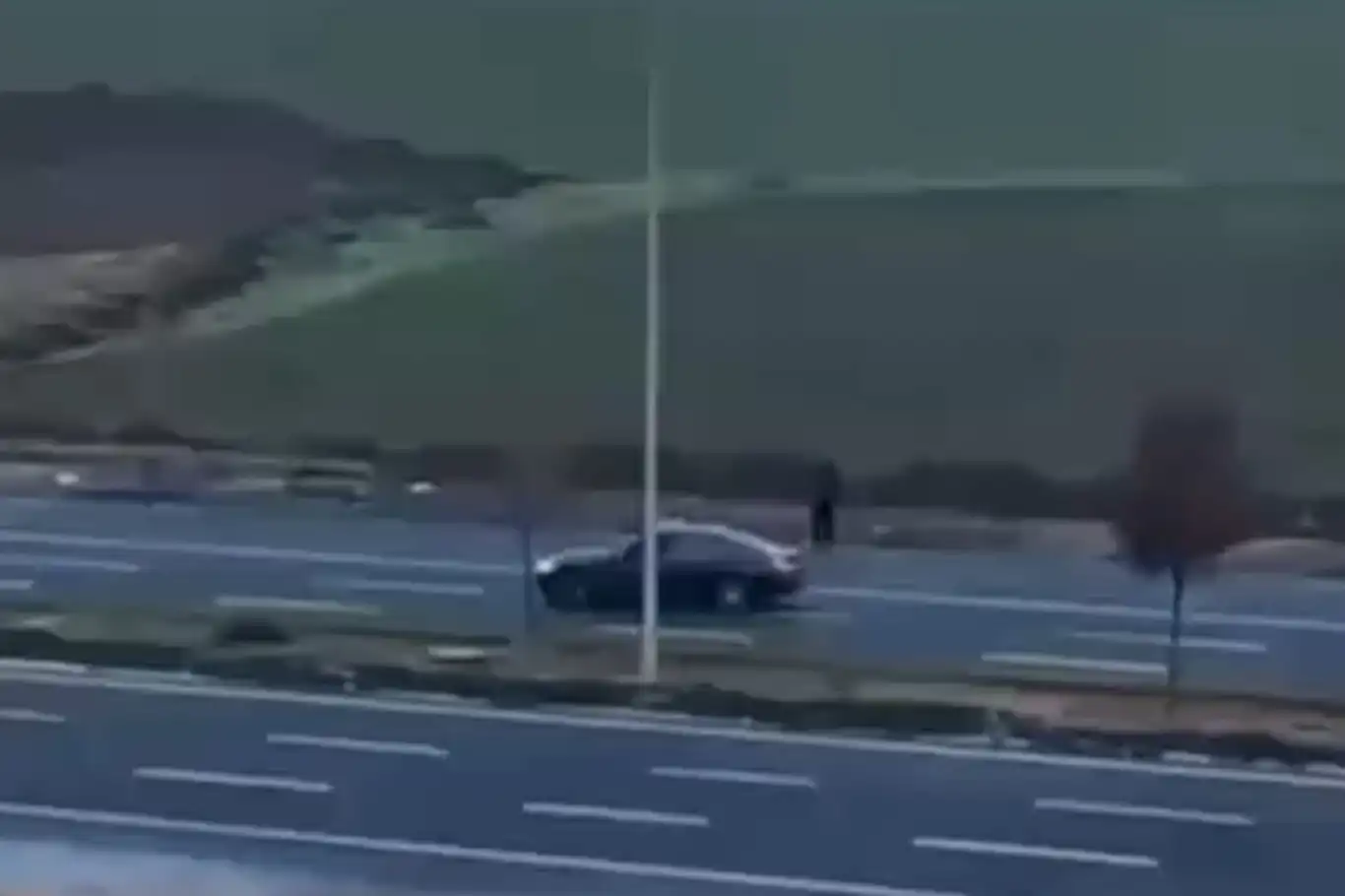 Diyarbakır'da drift yapan sürücü yakalandı