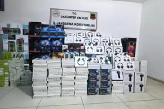 Gaziantep'te 1 milyon 550 bin lira değerinde gümrük kaçağı eşya ele geçirildi