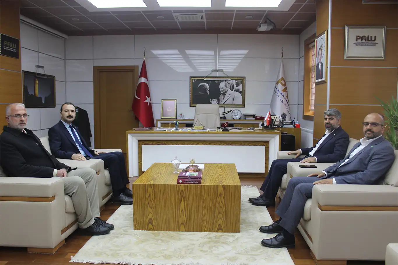 HÜDA PAR’dan Palu Kaymakamı'na ziyaret
