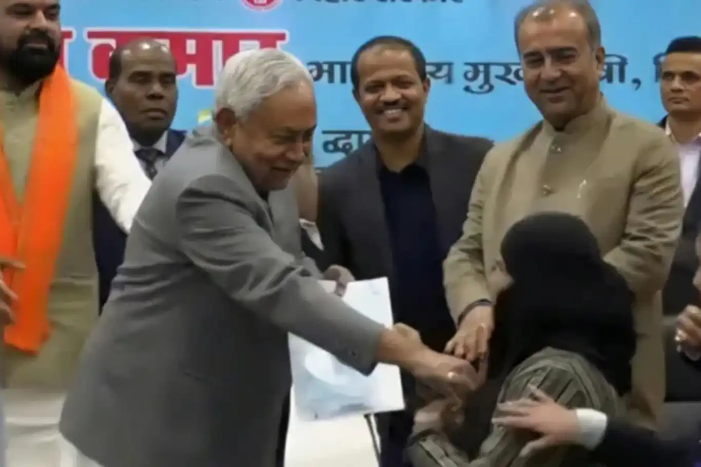 India: Bihar CM’s attempt to remove Muslim doctor’s hijab triggers outrage