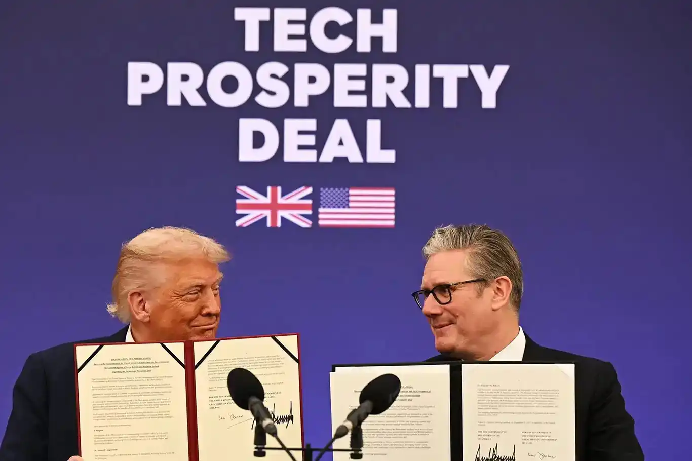 تعليق مفاوضات اتفاقية التكنولوجيا بين بريطانيا والولايات المتحدة