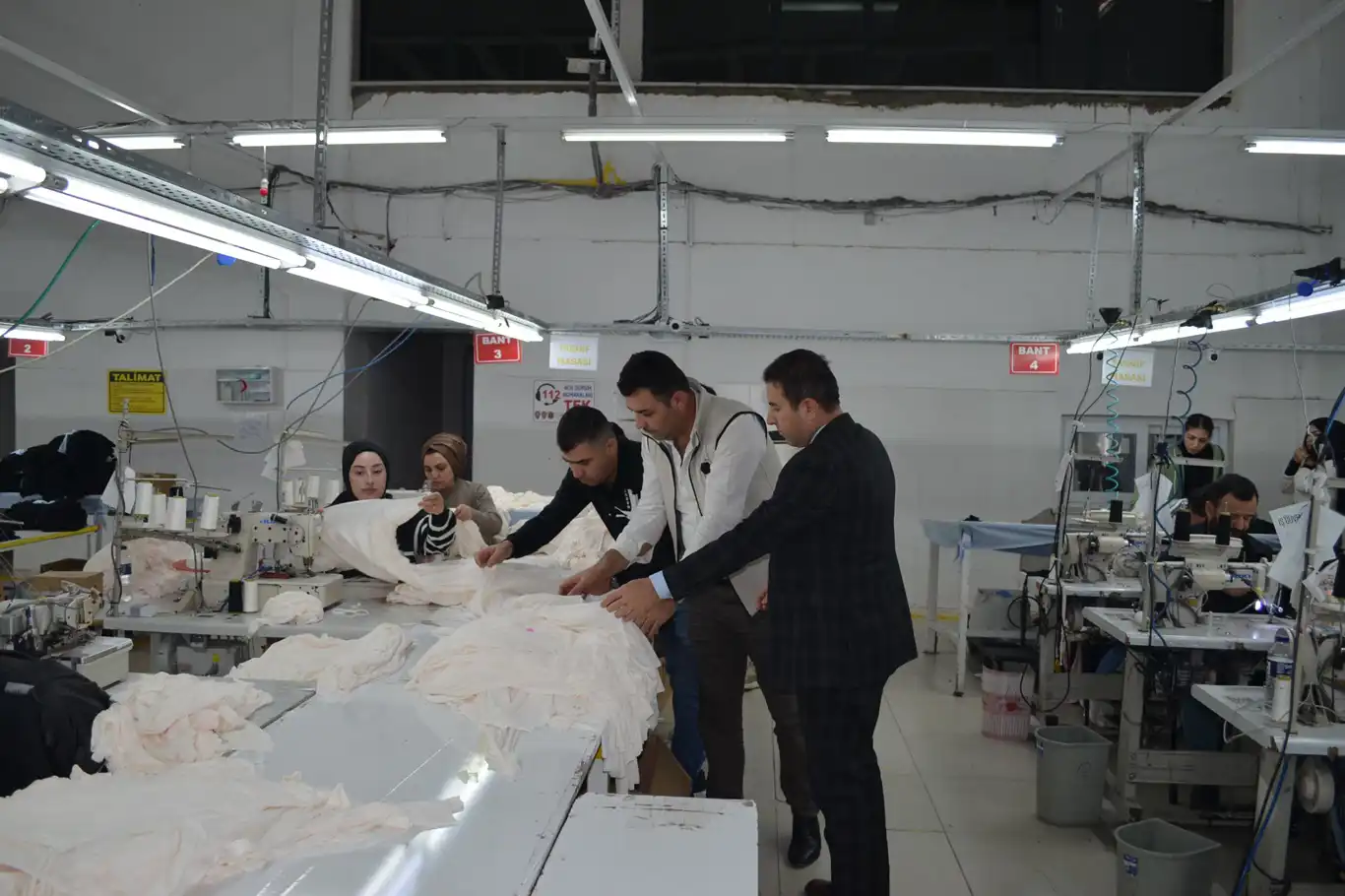 SGK’dan Batman'daki tekstil işletmesine bilgilendirme ziyareti