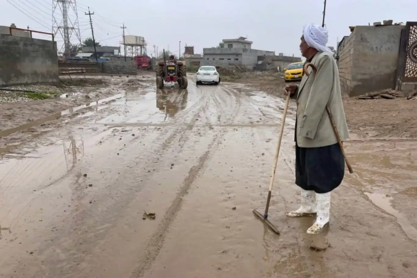 الفيضانات في كركوك تتسبب بتهجّر 300 عائلة