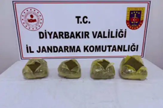 Diyarbakır'da 38 kilogram esrar ele geçirildi