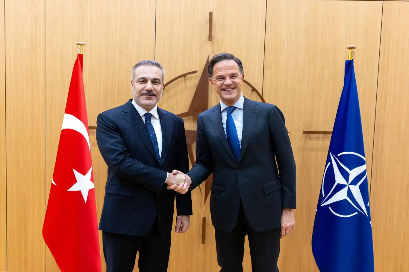 Turkish FM Hakan Fidan meets NATO Secretary General Mark Rutte in Brussels