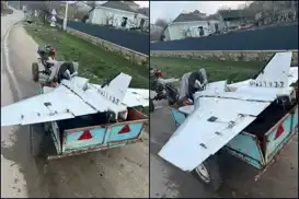 Moldova’da düşen dronu oyuncak sanan vatandaş evine götürdü