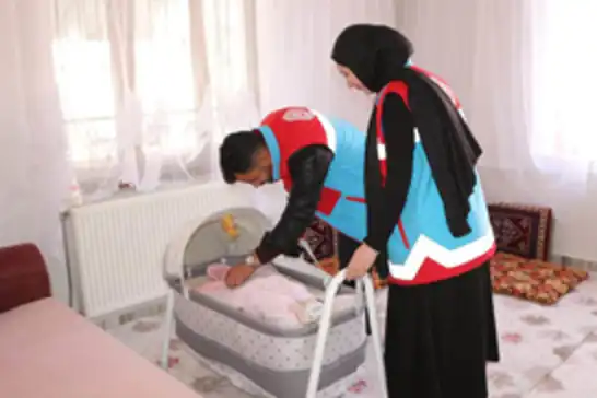 Bingöl'de yeni doğan bebeklere 'Hoş geldin' ziyareti