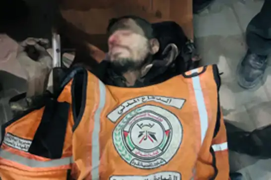 Siyonist rejimin saldırısında Filistinli sivil savunma subayı şehit oldu