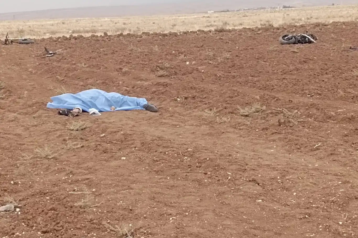 Mardin’de motosiklet kazası: Sürücü hayatını kaybetti 
