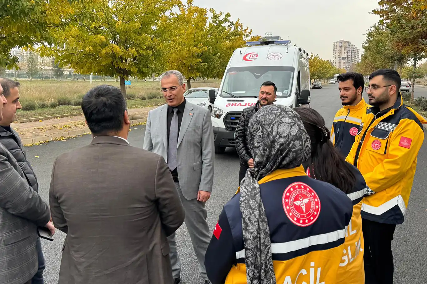 Diyarbakır’da ambulansların trafikte karşılaştığı sorunlar yerinde incelendi