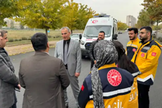 Diyarbakır’da ambulansların trafikte karşılaştığı sorunlar yerinde incelendi
