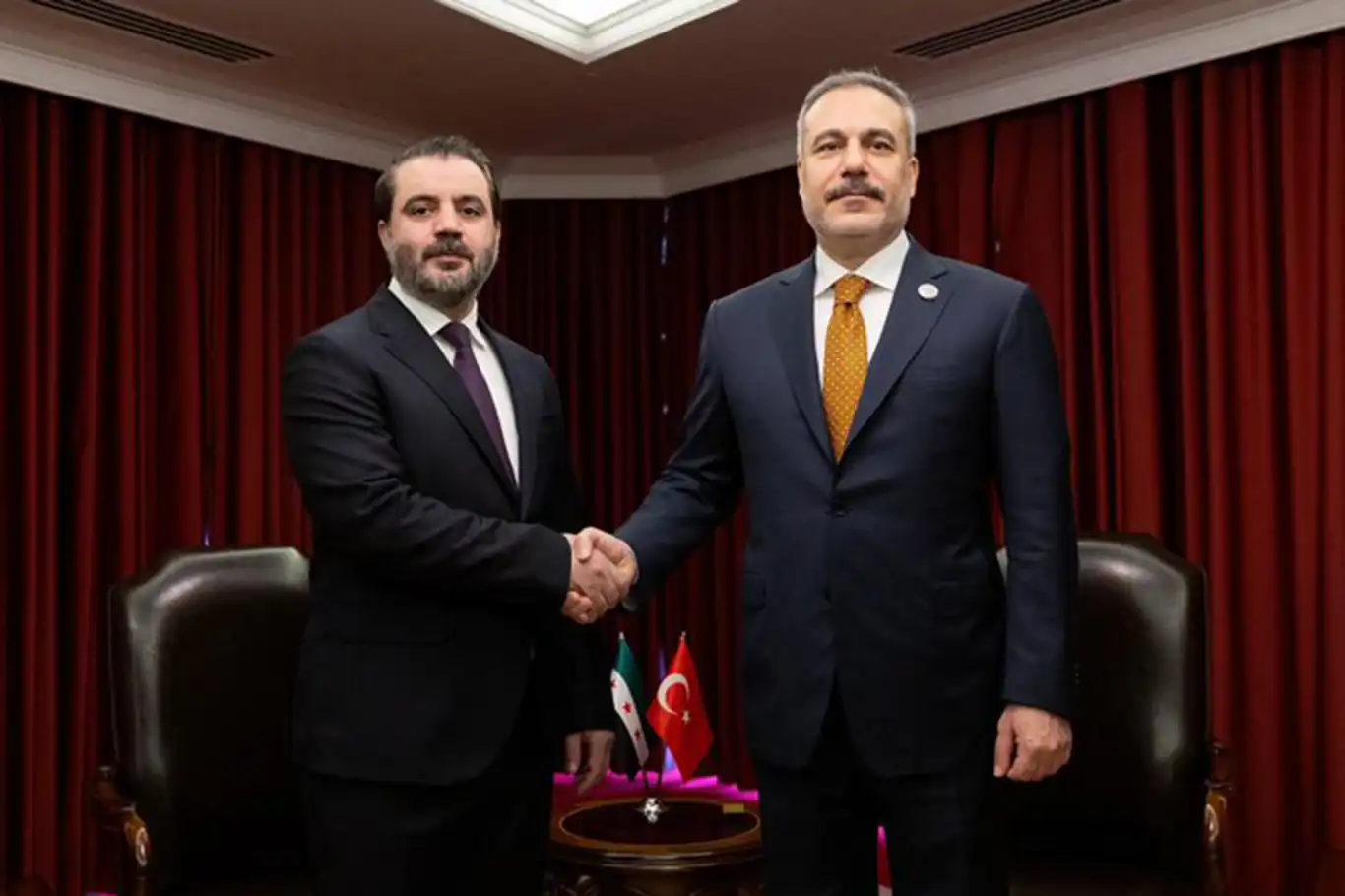 Dışişleri Bakanı Fidan, Suriyeli mevkidaşı ile görüştü