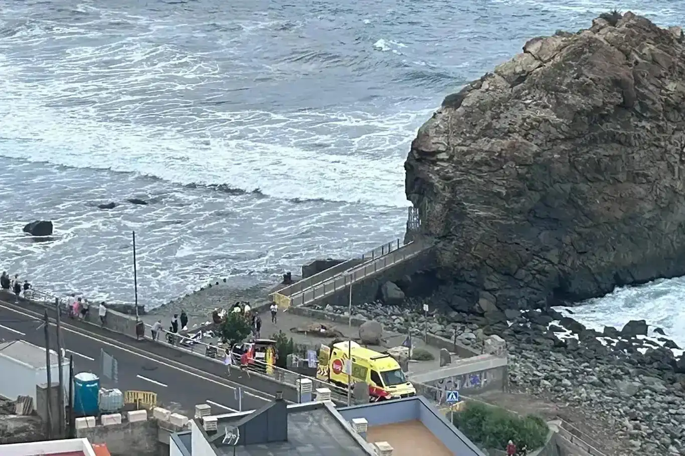 Three killed in Spain after massive waves sweep swimmers from natural pool into sea