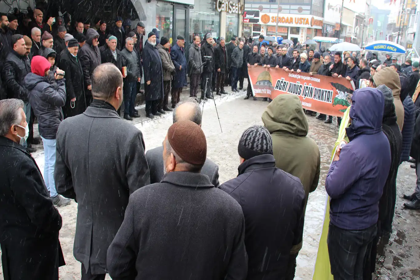 Gazze'yi işgal planına Ağrı'dan tepki geldi Gazze'yi işgal planına Ağrı'dan tepki geldi