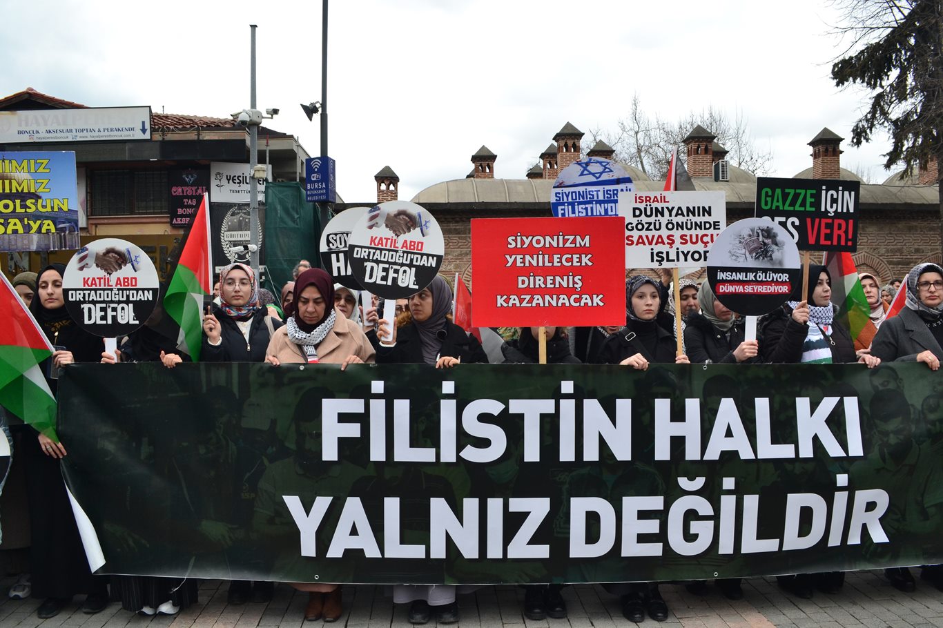 Bursa'dan Trump'ın Gazze planına tepki: Trump, Filistin'in yok edilmesi için açıkça çağrıda bulunuyor