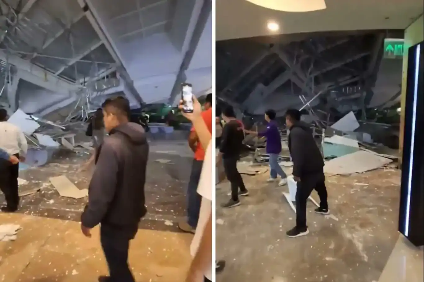 Mall roof collapse in Peru leaves eight dead, dozens injured Mall roof collapse in Peru leaves eight dead, dozens injured