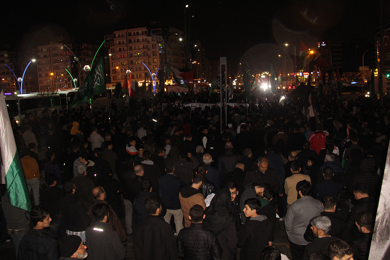 Thousands rally in Diyarbakır to condemn Israeli massacres in Gaza Thousands rally in Diyarbakır to condemn Israeli massacres in Gaza