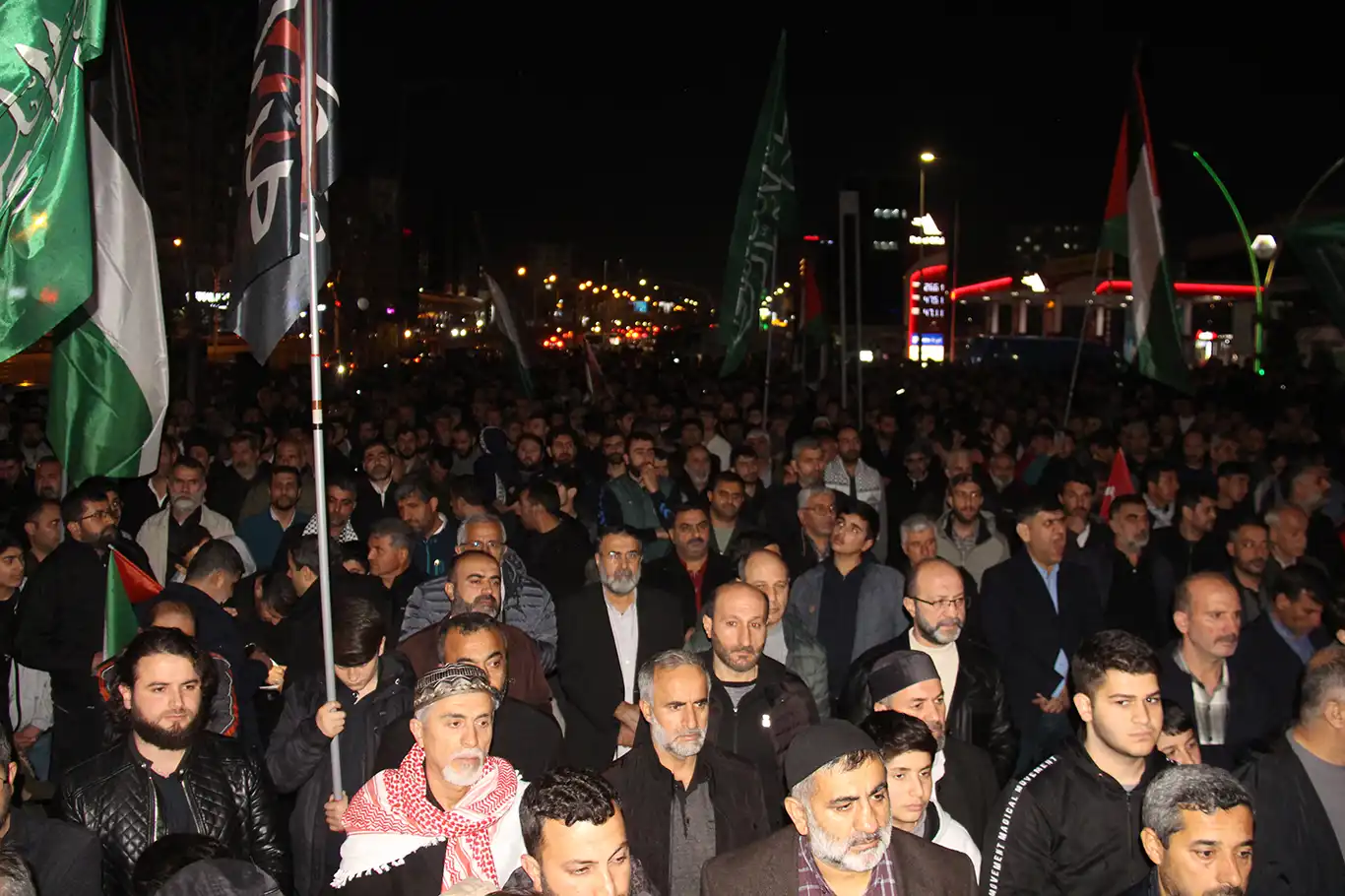 Thousands rally in Diyarbakır to condemn Israeli massacres in Gaza Thousands rally in Diyarbakır to condemn Israeli massacres in Gaza