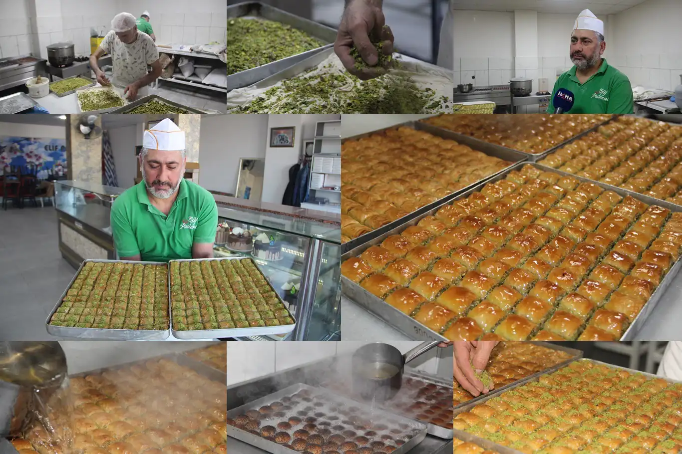 Ramazan Bayramı'na sayılı günler kala tatlıcılarda yoğunluk artıyor Ramazan Bayramı'na sayılı günler kala tatlıcılarda yoğunluk artıyor
