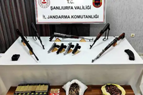 Şanlıurfa'da silah kaçakçılığı operasyonunda 6 gözaltı