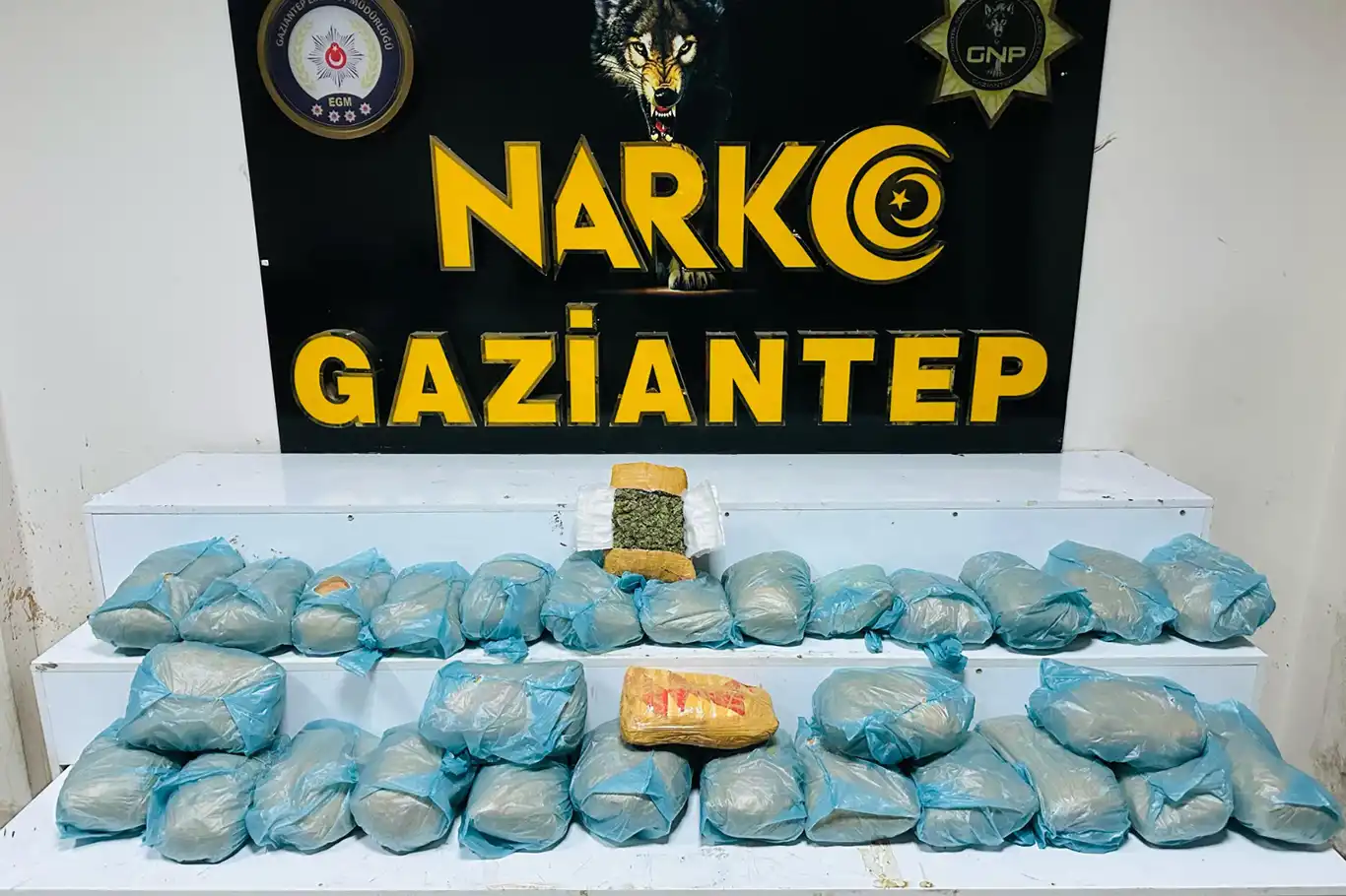 Gaziantep'te narkotik suçlardan 1494 kişi gözaltına alındı