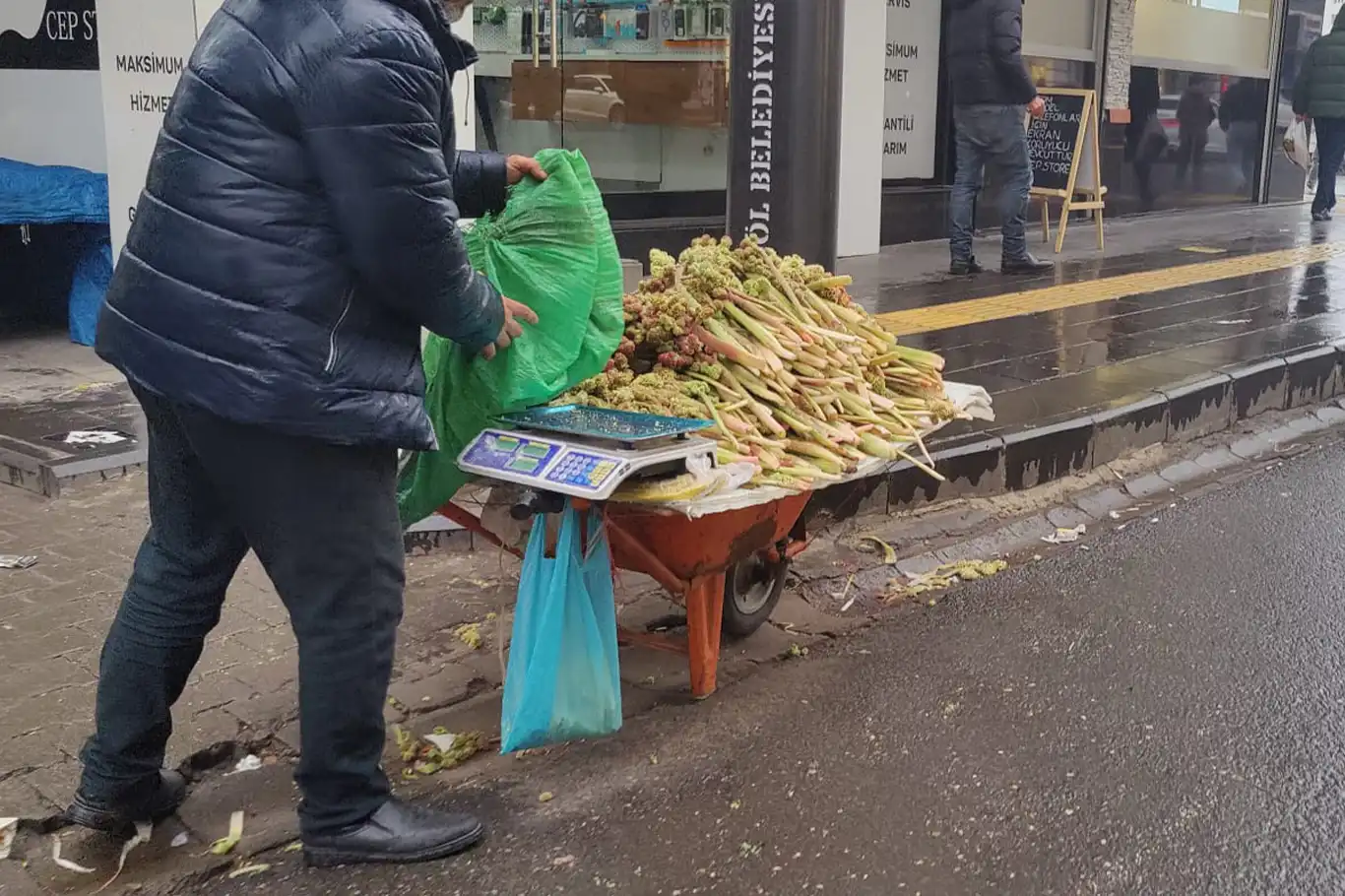 Bingöl'de dağ muzu tezgâhlarda yerini aldı Bingöl'de dağ muzu tezgâhlarda yerini aldı