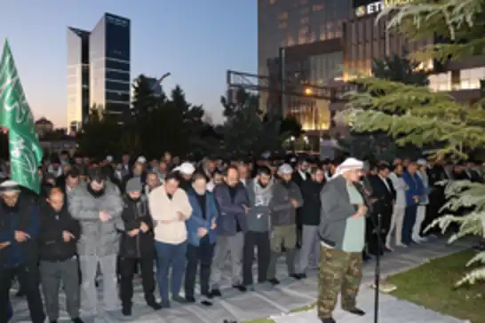 Ankaralılar "Filistin için Kunut Duası" programında buluştu