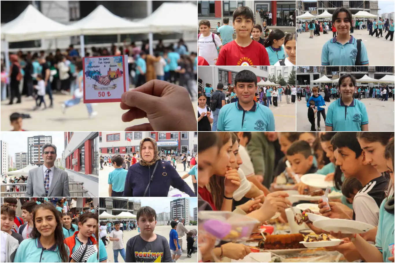 İlkokul öğrencilerinden Gazze için örnek davranış İlkokul öğrencilerinden Gazze için örnek davranış