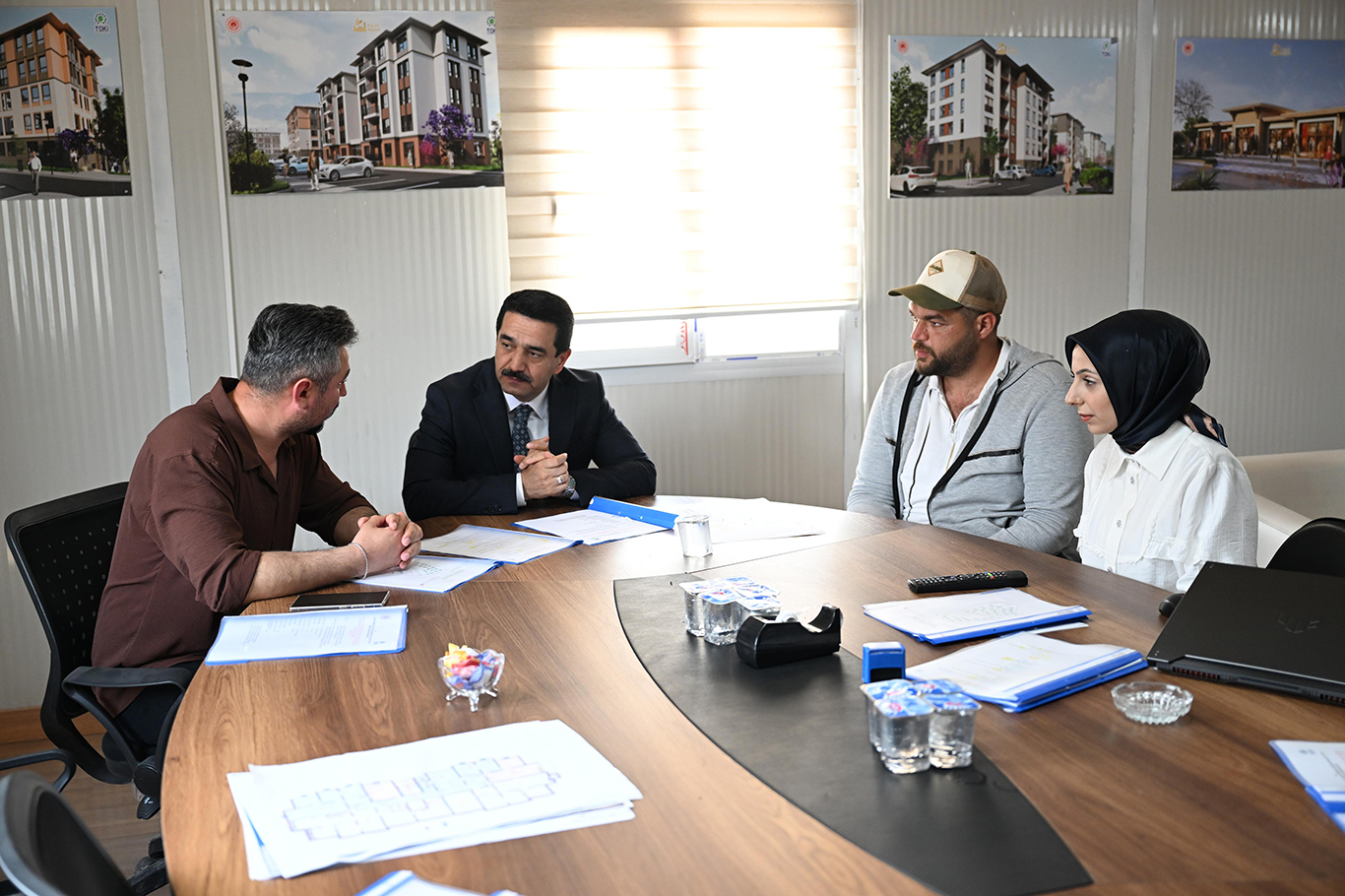 Malatya'da TOKİ'nin 865 konut ve 15 dükkânın yapım süreci devam ediyor 