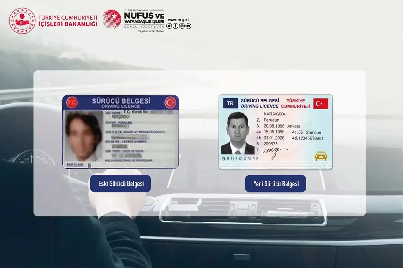 Eski tip ehliyetler için "kullanım süresi" uyarısı Eski tip ehliyetler için "kullanım süresi" uyarısı