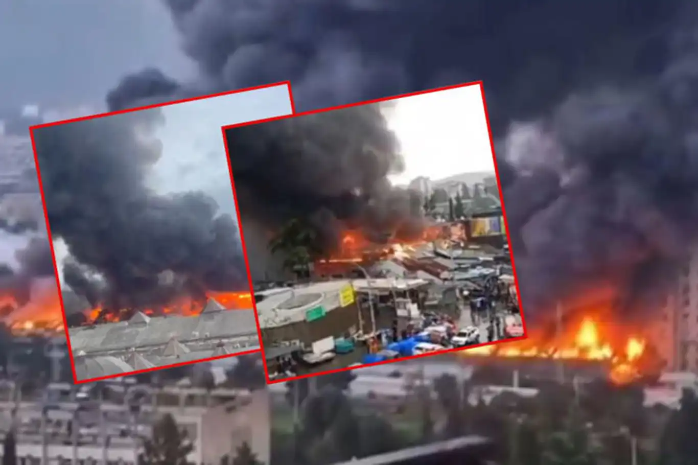 Tiflis'te büyük yangın Tiflis'te büyük yangın