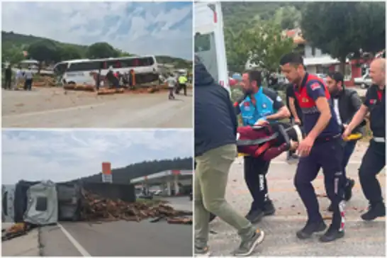 Tragic chain collision in Çanakkale leaves 8 dead, 20 injured