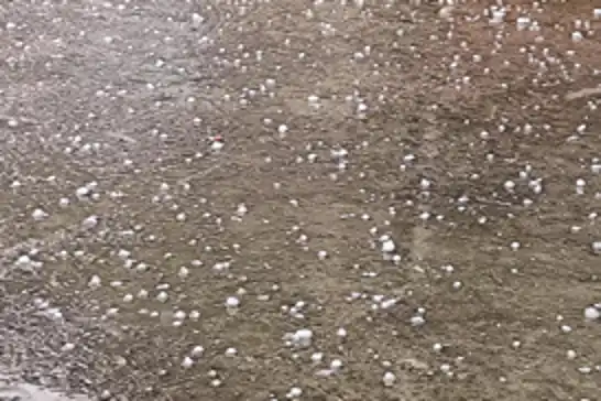Bursa'da şiddetli dolu yağışı etkili oldu
