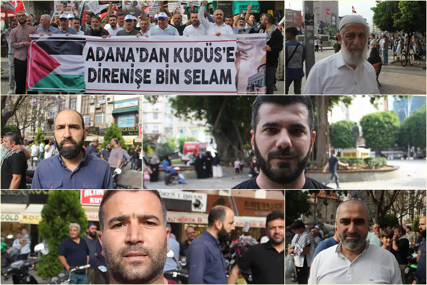 Adanalılardan Gazze'ye destek için birlik çağrısı: Bir olmazsak, bir bir gideriz