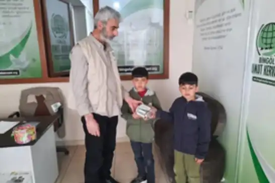 Minik yüreklerden Gazze için büyük destek