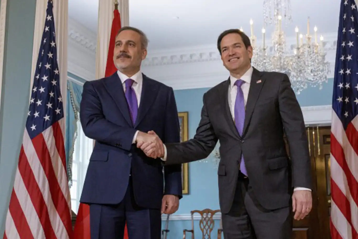 Dışişleri Bakanı Fidan, ABD'li mevkidaşı Rubio ile görüştü Dışişleri Bakanı Fidan, ABD'li mevkidaşı Rubio ile görüştü