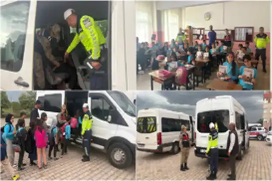 Bingöl'de ilkokul öğrencilerine trafik güvenliği eğitimi