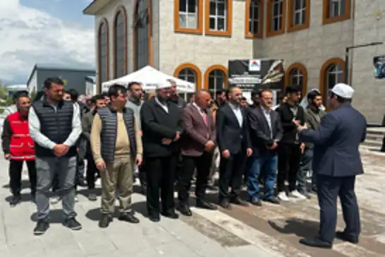 Ağrı'da Gazzeli şehitler için gıyabi cenaze namazı kılındı