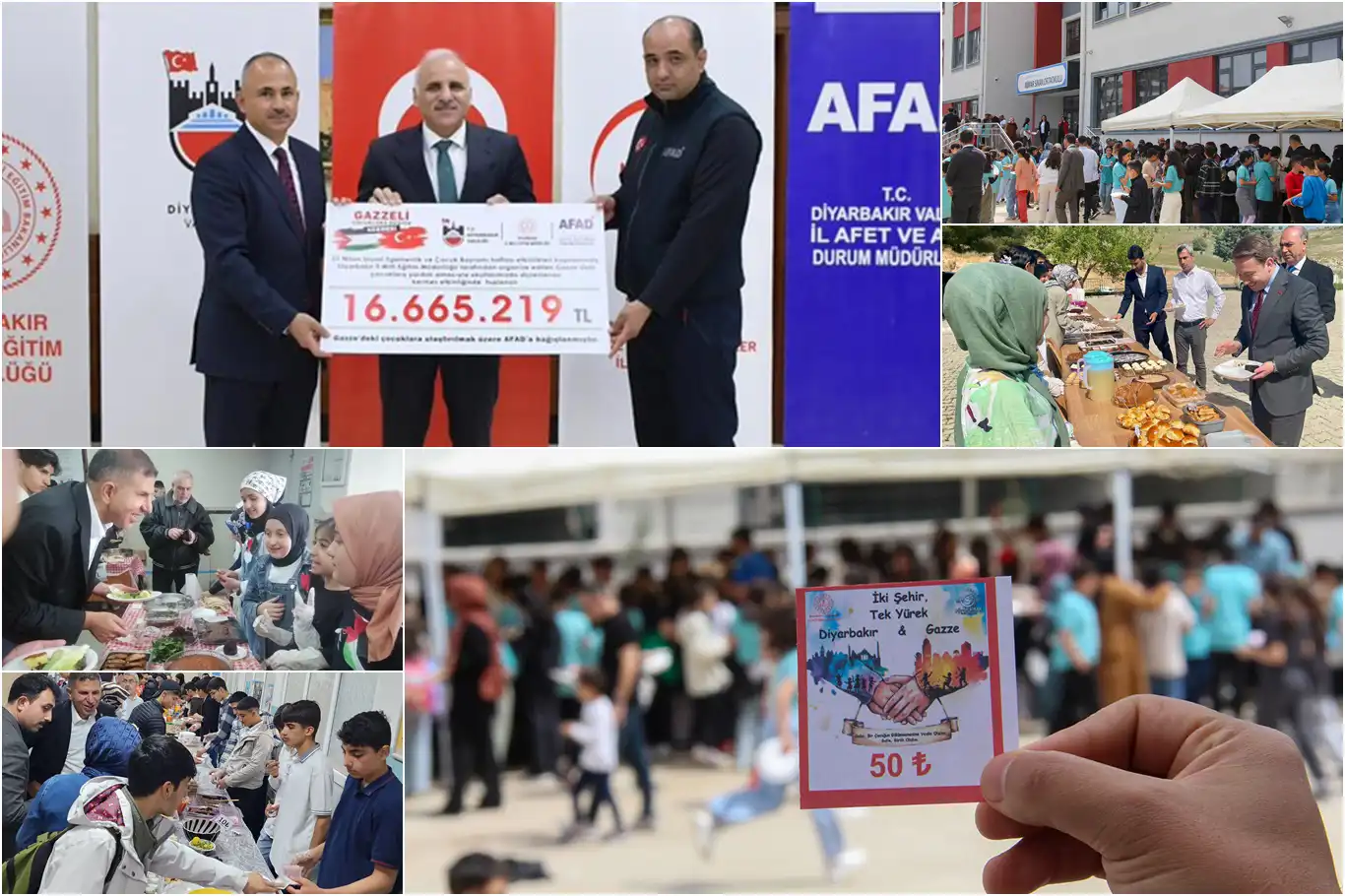 Diyarbakır schools raise 16.6 million TL for Gaza in charity bazaar